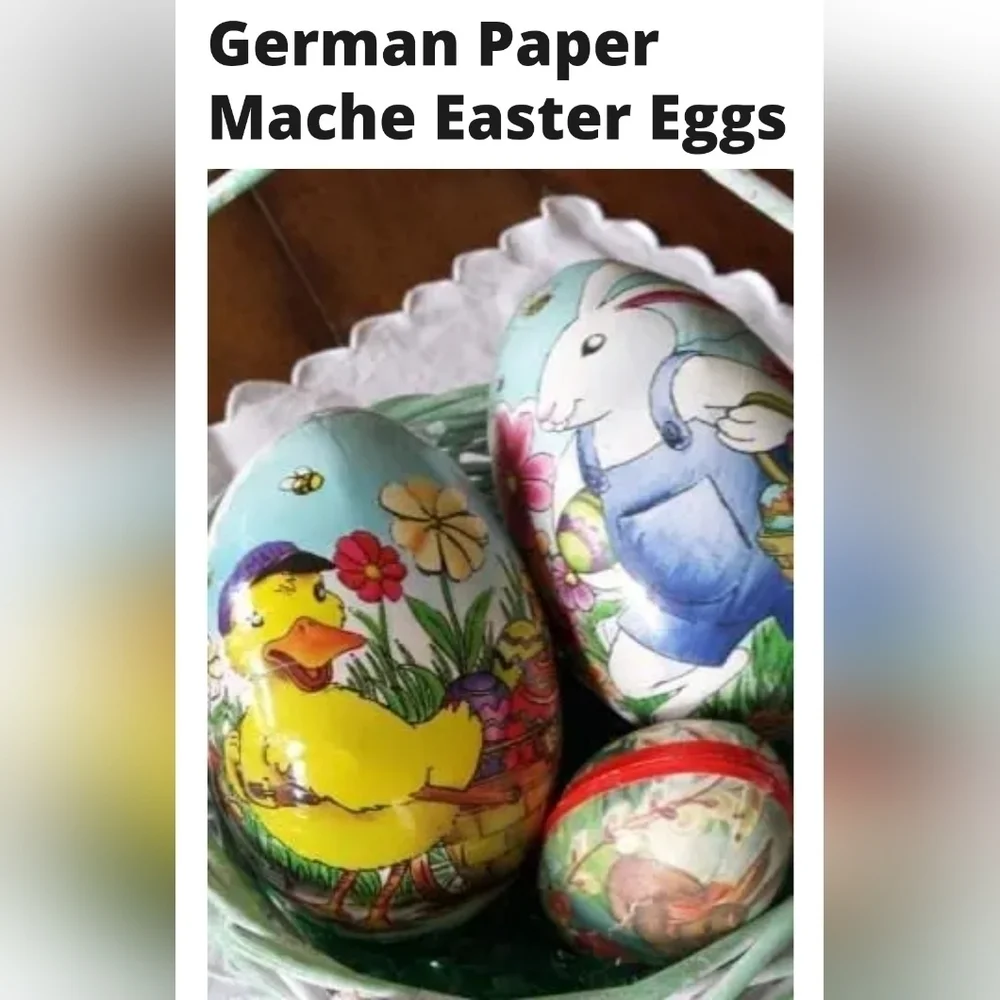 🍒 NWOT VINTAGE EASTER EGG - Picture 7 of 10